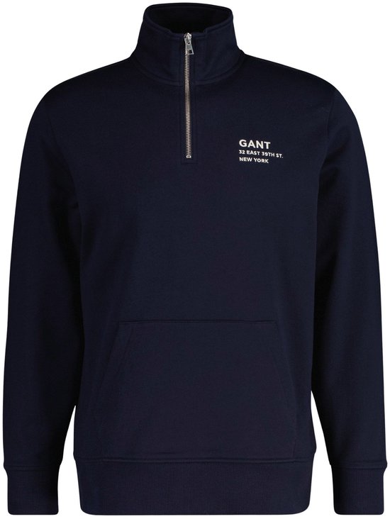 Demi Zip Pull Gant Homme Bleu Buy GANT Pull Rayé Demi-Zip Homme
