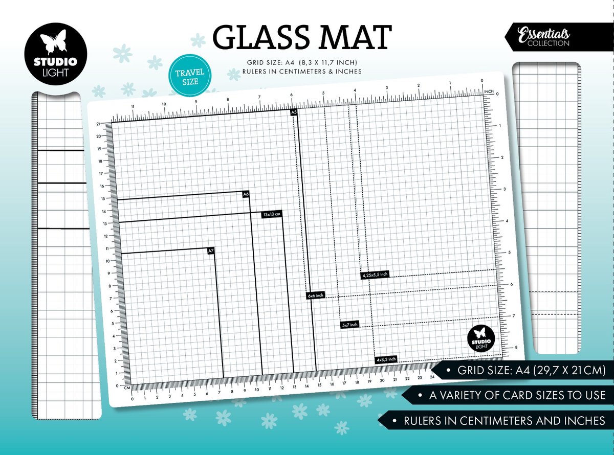Glass mat A4 (non-magnetic)