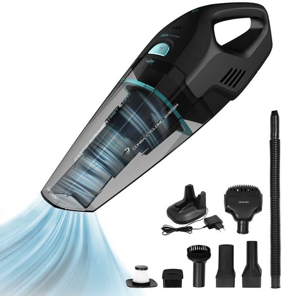 Cecotec Immortal Kruimelzuiger Snoerloos Zwart met - Cecotec - €44,99