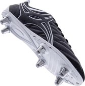 Gilbert Rugbyschoenen S/St X9 Lo 6 Noppen Zwart/Wit - 36