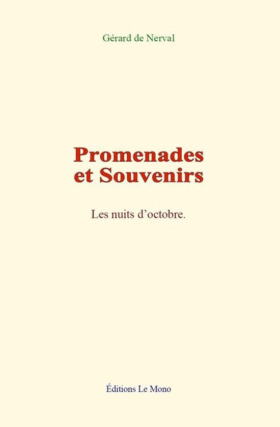 Promenades et Souvenirs - cover