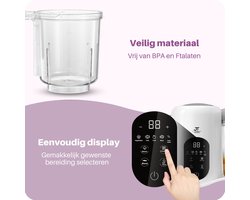 JT Products Baby Blender Bakje - Inclusief Messen - Voor de Baby Blender En Stomer - Foodprocessor - Baby Cook - Baby Cooker - Baby Voedingmaker - Baby Food Maker - Baby Food Steamer – Baby Stoomkoker