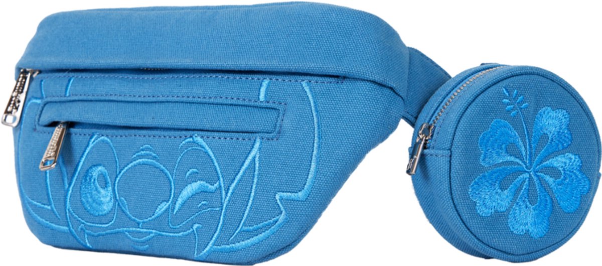 Loungefly - Disney by Loungefly - Lilo en Stitch Blauwe Heuptas + Portemonnee - Geldbeugel