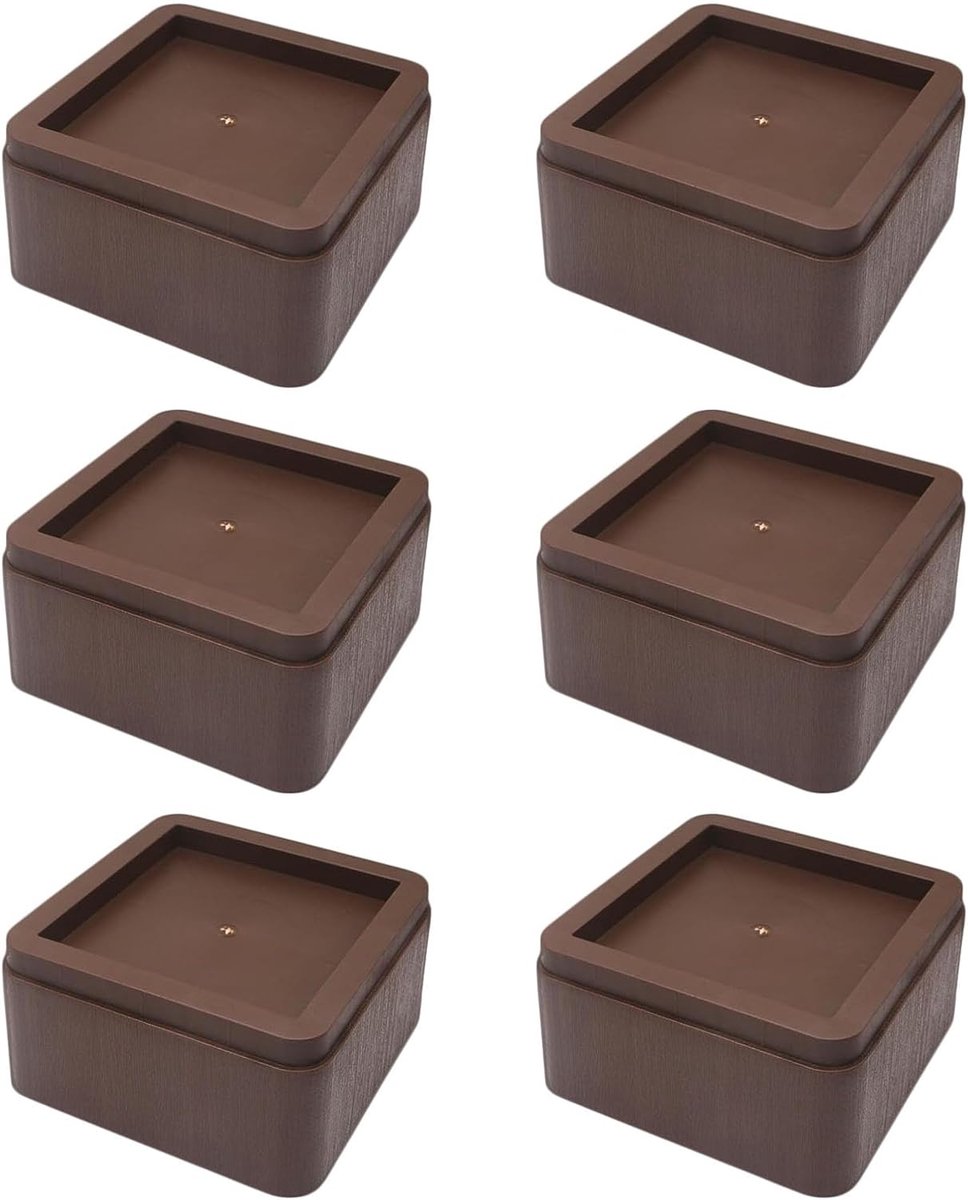 Verstelbare Bedverhogers tot 23 cm - Zware Meubelverhogers voor Optimale Comfort