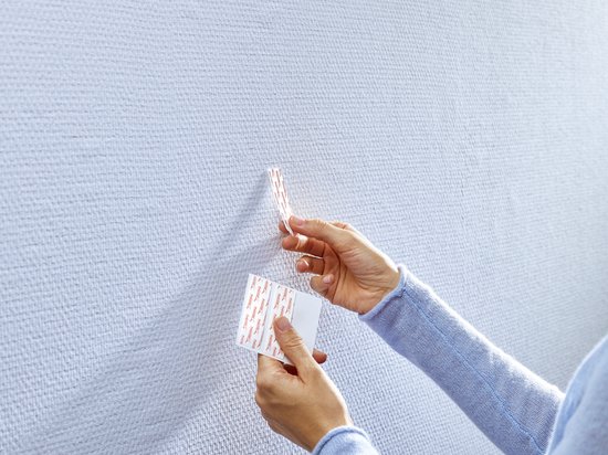 Tesa - 77772 - Clou adhésif pour papier peint et plâtre - jusqu'à 0.5kg - 13mm - transparent - 2 pièces