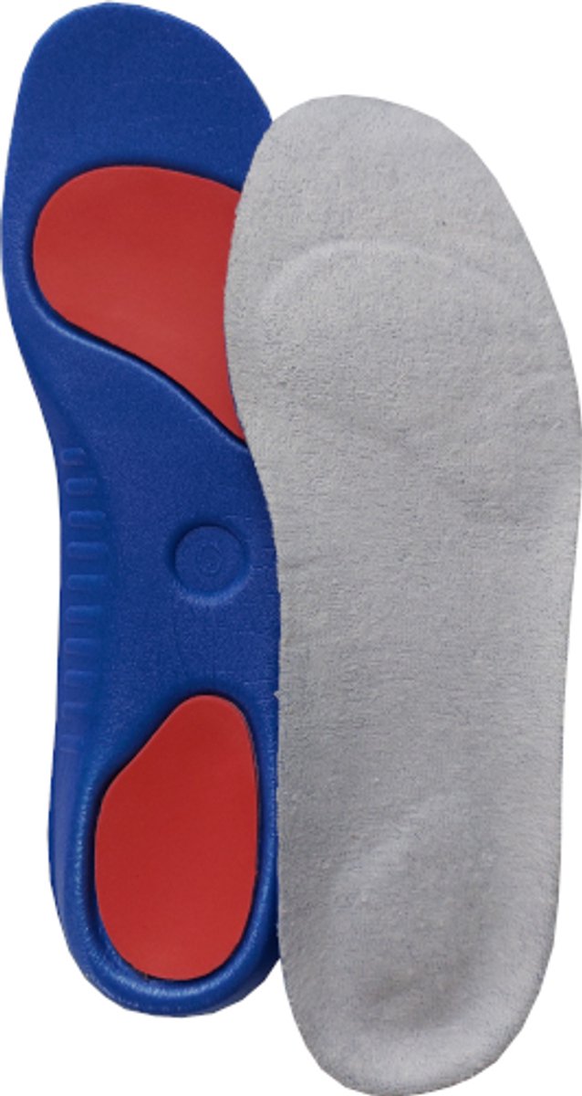SV Exclusief Lichtgewicht Zool - Inlegzool - Wandelschoenen - Sportschoenen - Voorgevormd Voetbed - Badstof - Microcell-Rubber - Schokdempend - Maat 35/36