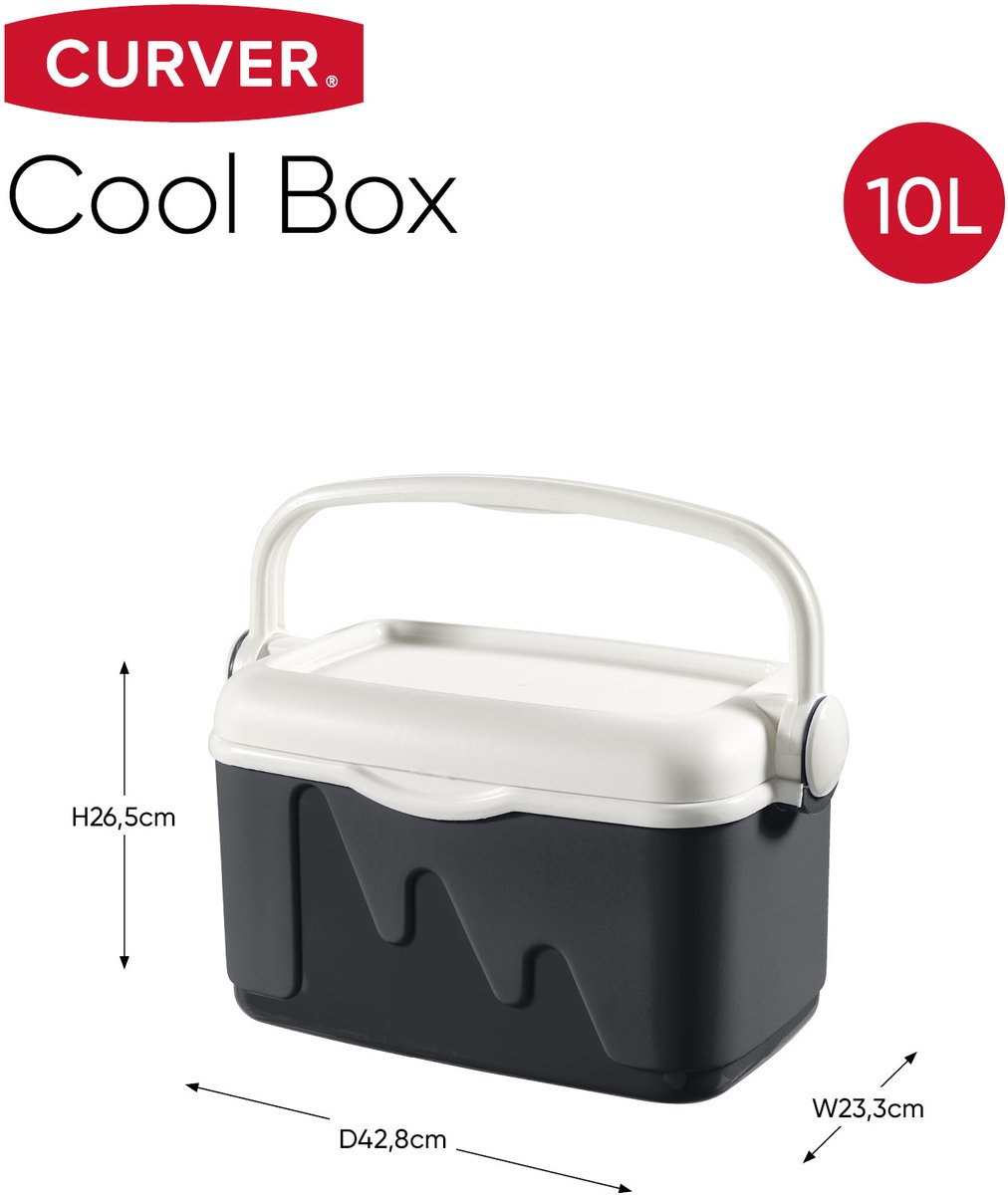 Curver Koelbox - 10L - Antraciet – foto 2