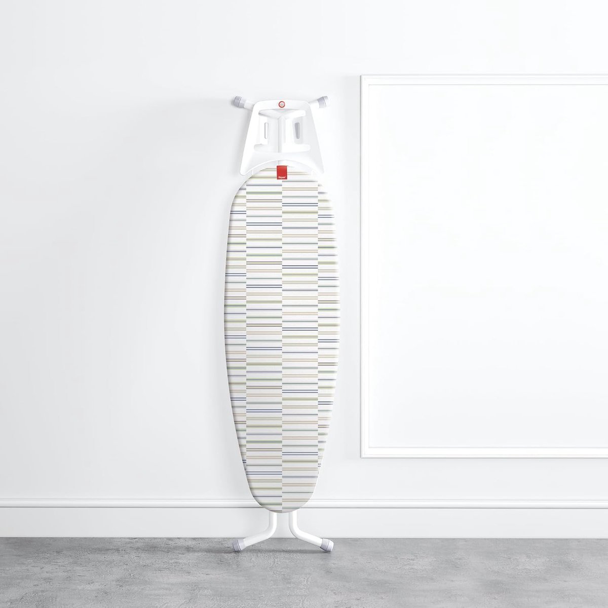 Universele Strijkplankhoes 130 x 47 cm - 100% Katoen met Foam, Voorzien van EasyClip en Microgeperforeerde Stof