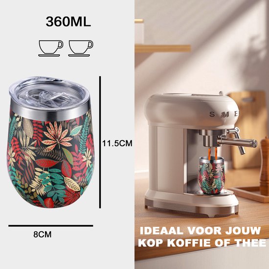 Brisby 4L Koeltas jungle + Brisby Thermosbeker Set Jungle - De ideale lunchset voor onderweg! van Brisby — afbeelding 3
