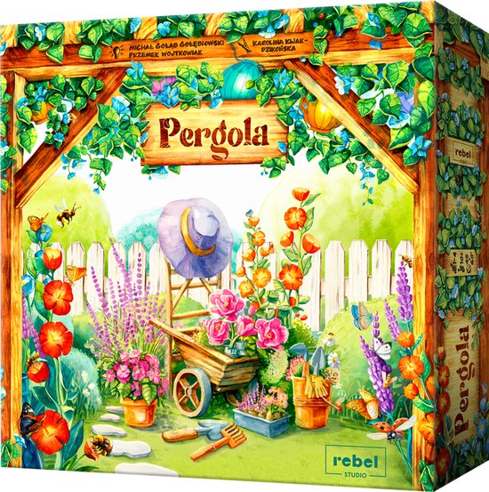 Pergola – Engelstalig - Strategisch Bordspel met Tuinier Thema – 1 tot 4 Spelers – Vanaf 10 Jaar – 60 Minuten Speelduur