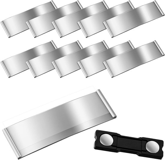 Naamplaatjes van RVS, Kunststof, Aluminium, Messing en op Ma