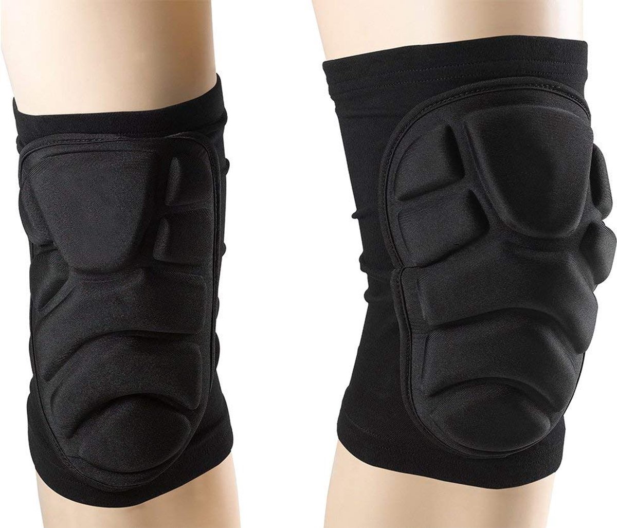 Ademende Zachte Lichtgewicht Kniebeschermers voor Skiën, Snowboarden en Buitensporten