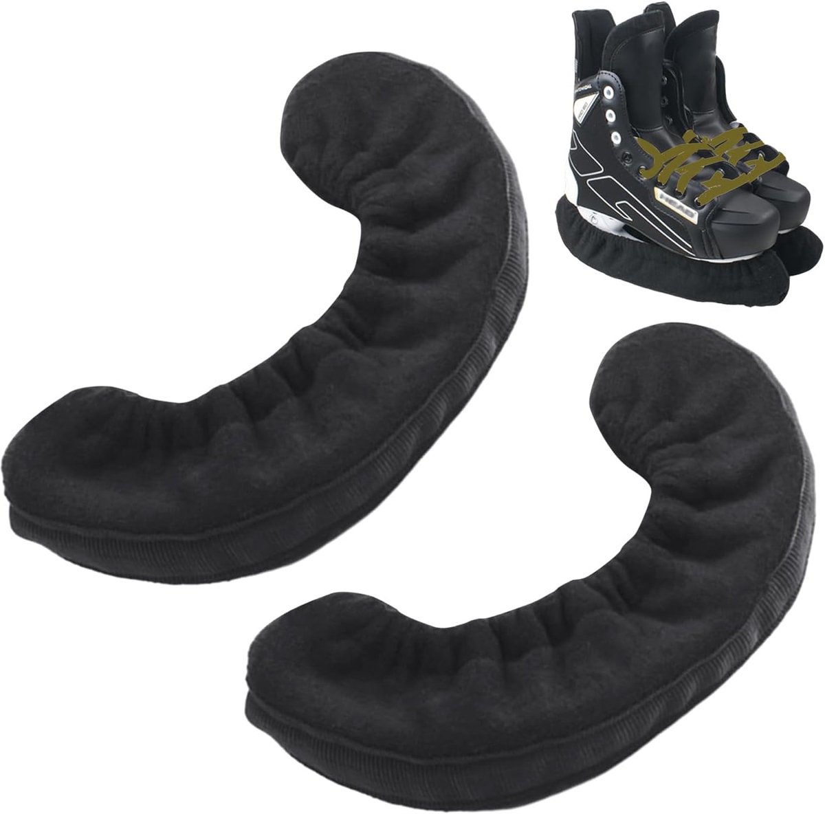 Schaatsaccessoires met Antislip Beschermhoes - Ultra Dunne Microvezel Schaatshoes voor Kunstschaatsen en Kinderen