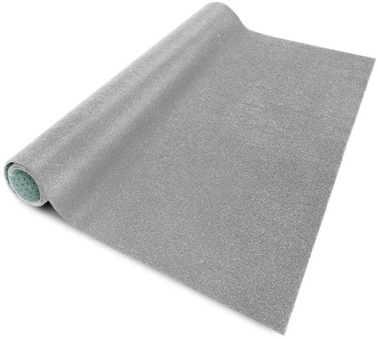 Tapis de gazon FLOORDIREKT Colour Wonder - Grijs - Idéal pour balcon et terrasse - 100 x 100 cm