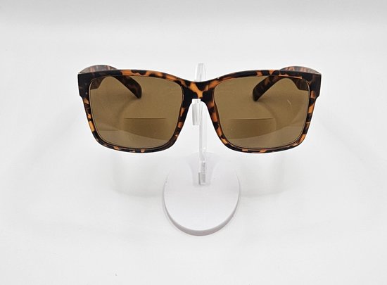 Lunettes de soleil bifocales marron correctrices +2,5 avec étui / Lunettes de lecture unisexes avec verres teintés, légères et confortables, verres solaires UV400, RG-353BFSUN, Aland Optics