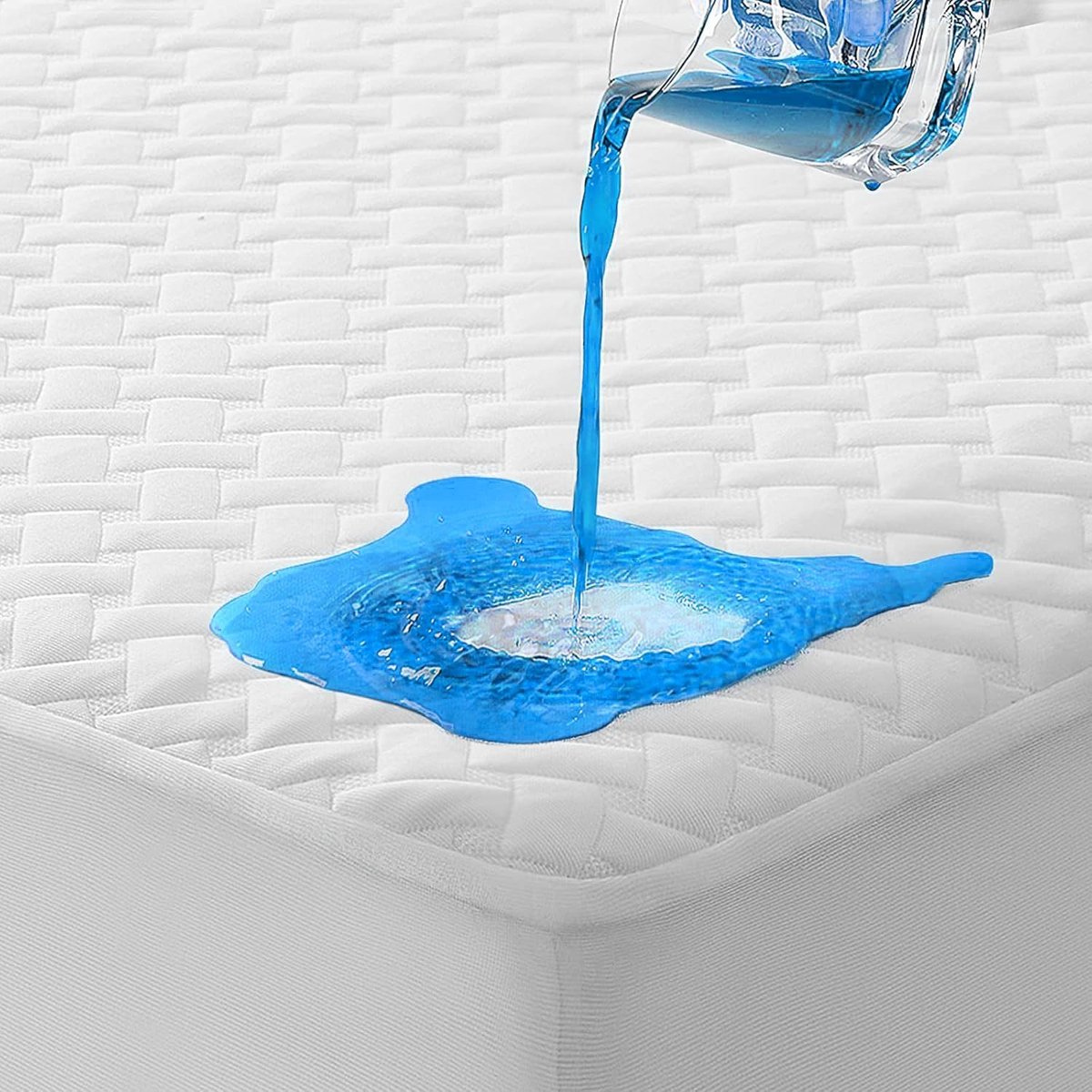 Waterdichte matrasbeschermer 140 x 200 cm - Ademend, duurzaam en wasbaar - Optimale bescherming voor uw matras