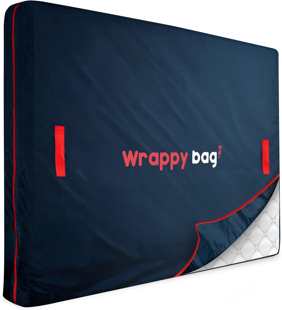 Waterdichte Oxford-polyester matrashoes met opbergtas, 160 x 200 cm, 4 handgrepen