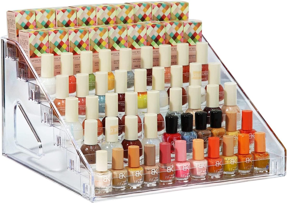 Nagellak Organizer - 84 Flessen - Helder Acryl