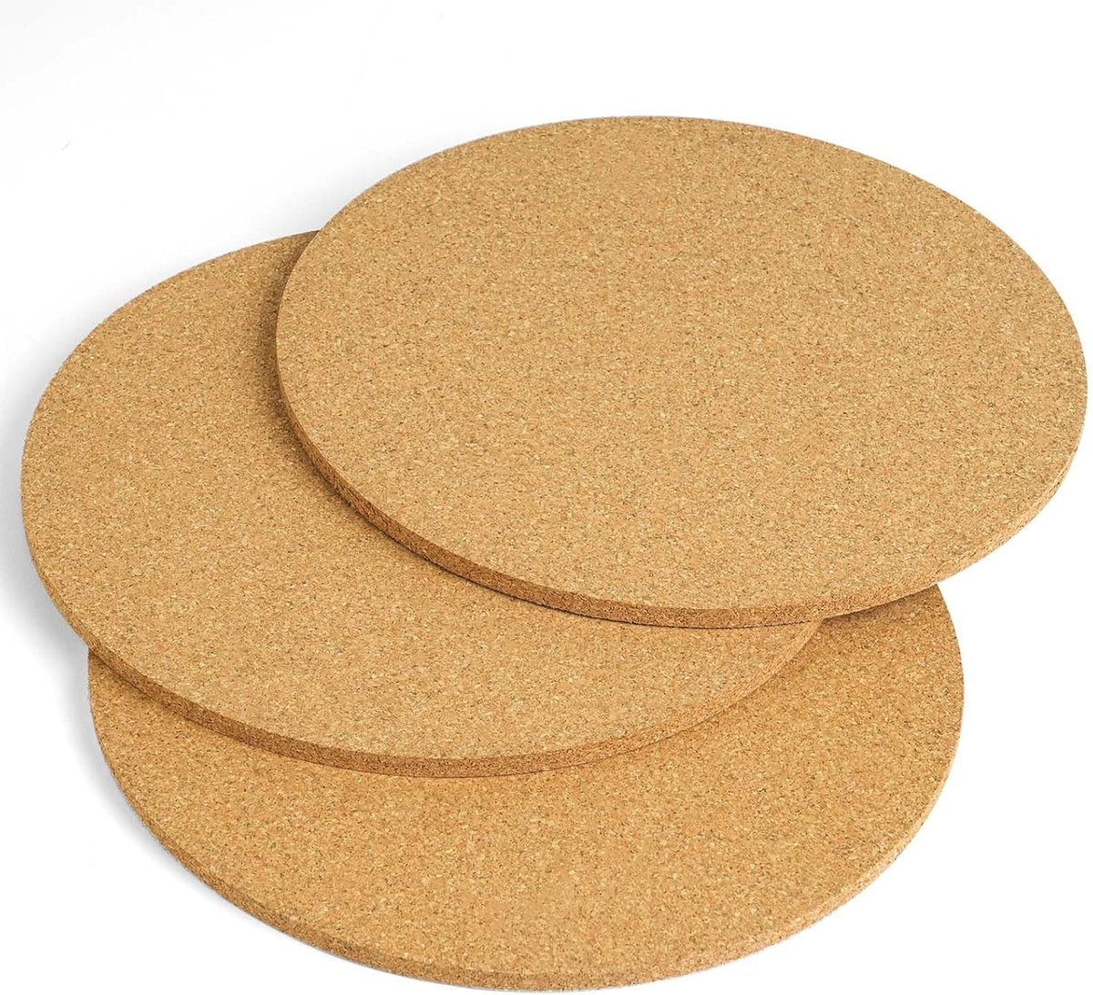 Warmteonderzetter - multifunctioneel - 3 stuks - 18 cm - kurk