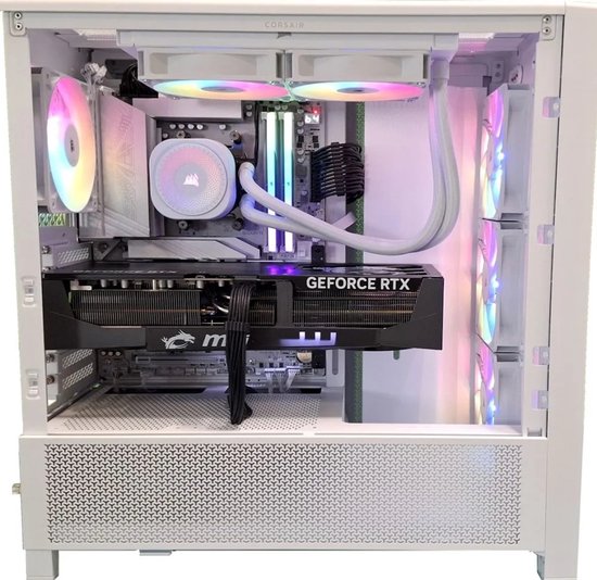 Xenith Epic Corsair Snow - Ryzen 9 9950X3D - GeForce RTX 5090 - 64 GB RGB DDR5 - 4 TB ssd - Windows 11 Pro - wit