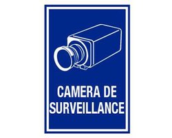Camera de surveillance sticker 400 x 600 mm