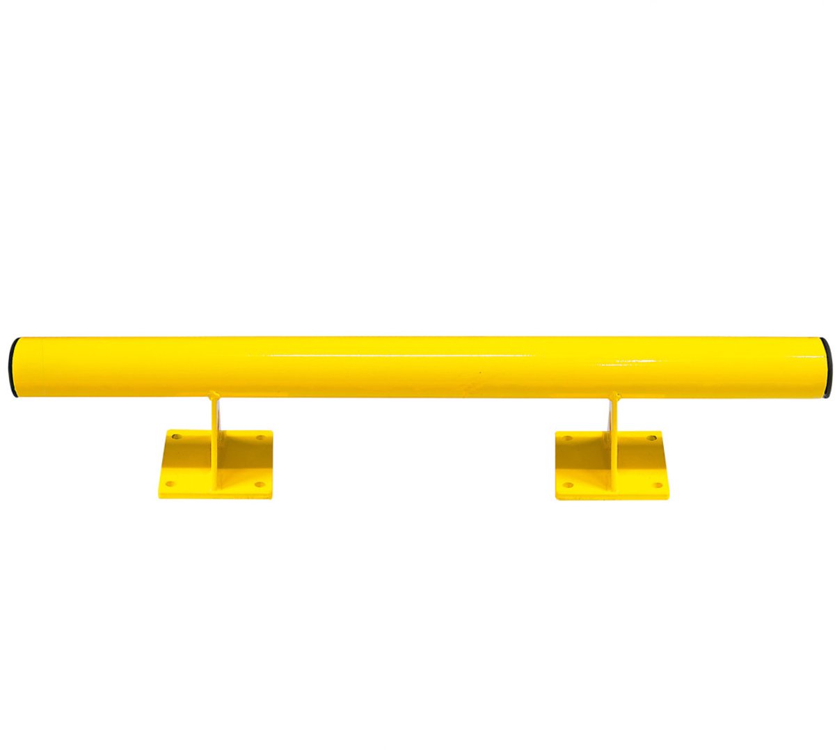 BLACK BULL stootbalk met voet, geel lengte 1000 mm