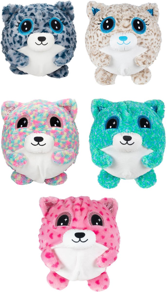 Opblaas Knuffeldier Pluche, 30cm