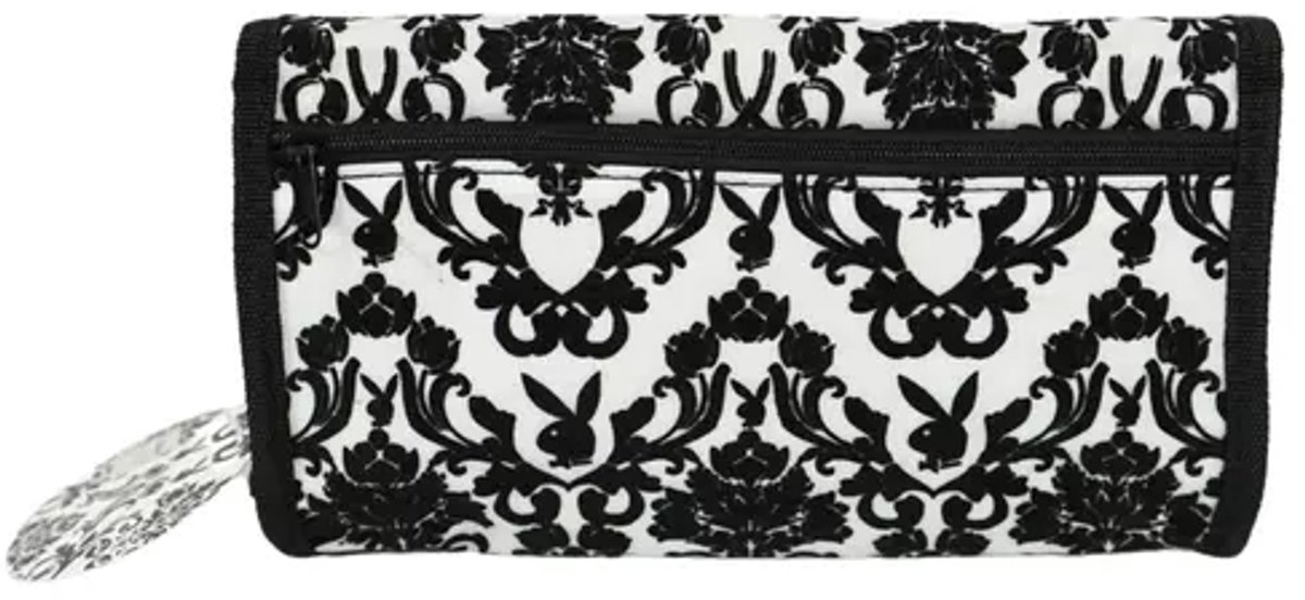 etui- make-up-Tasje zwart wit