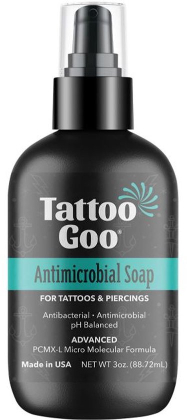 Foto: Tattoo goo anti microbi le nazorg zeep 88 7 ml tattoo piercing nabehandeling pmu tattoo naalden verzorging