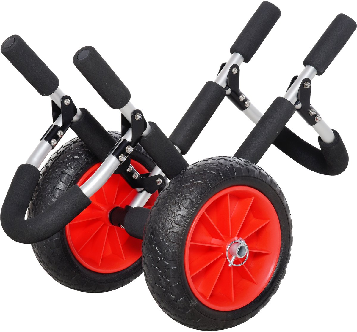 4goodz Surfplank transporttrolley opvouwbaar met PU-banden - tot 45 kg
