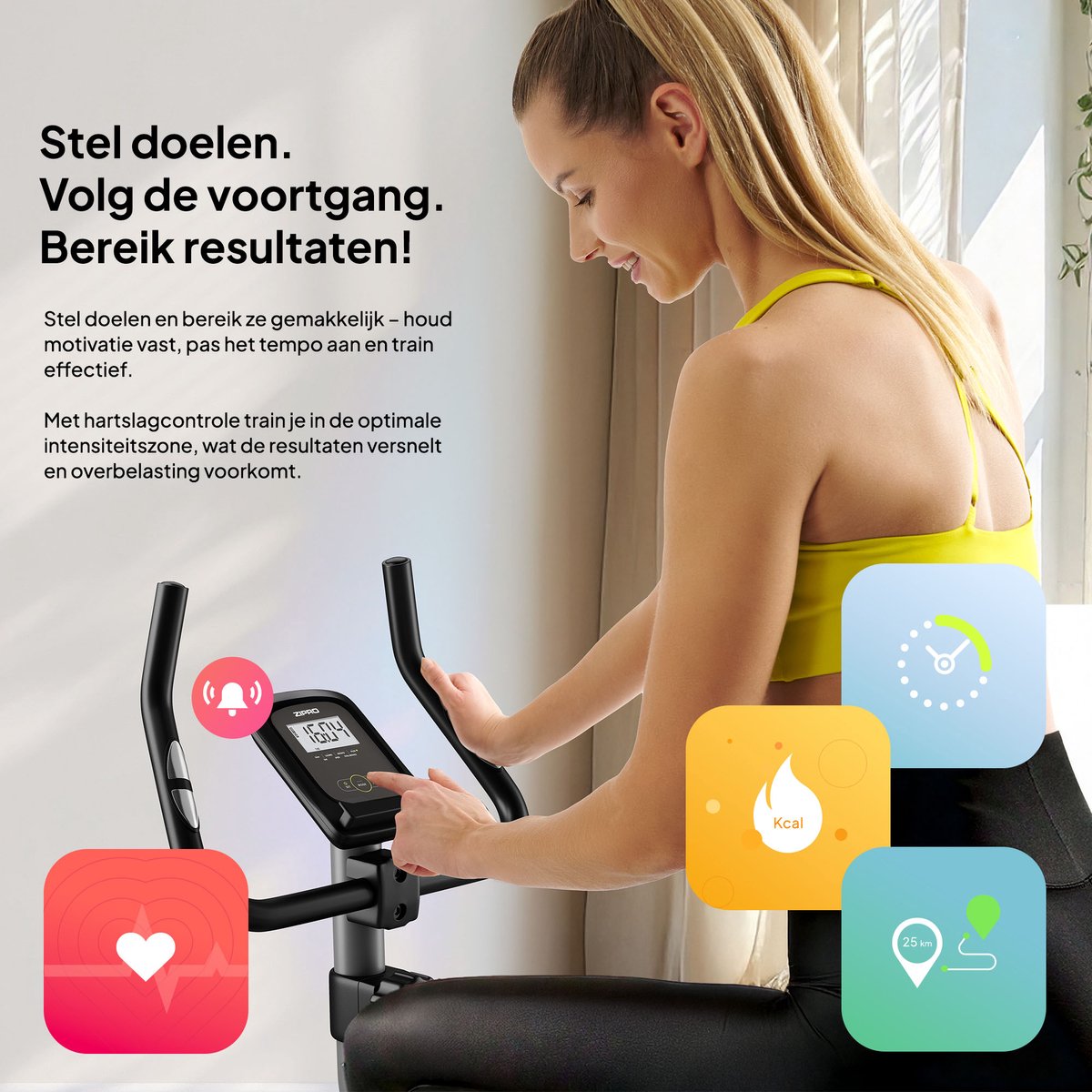 Zipro Drift Hometrainer Magnetische Fiets - afbeelding 3