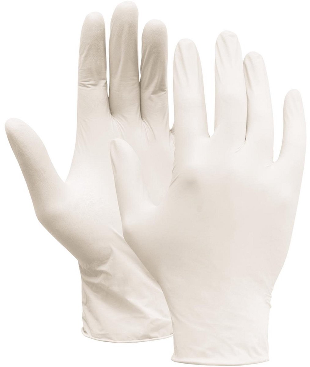 M-Safe latex onderzoekshandschoenen 4160 naturel