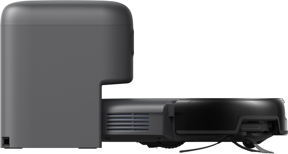 Afbeelding 2 van eufy Auto-Empty C10 robotstofzuiger, slanke behuizing van 7,2 cm, tapijtreiniger, edge expansion borstel, automatisch legen, point laser en multi-infrarood navigatie