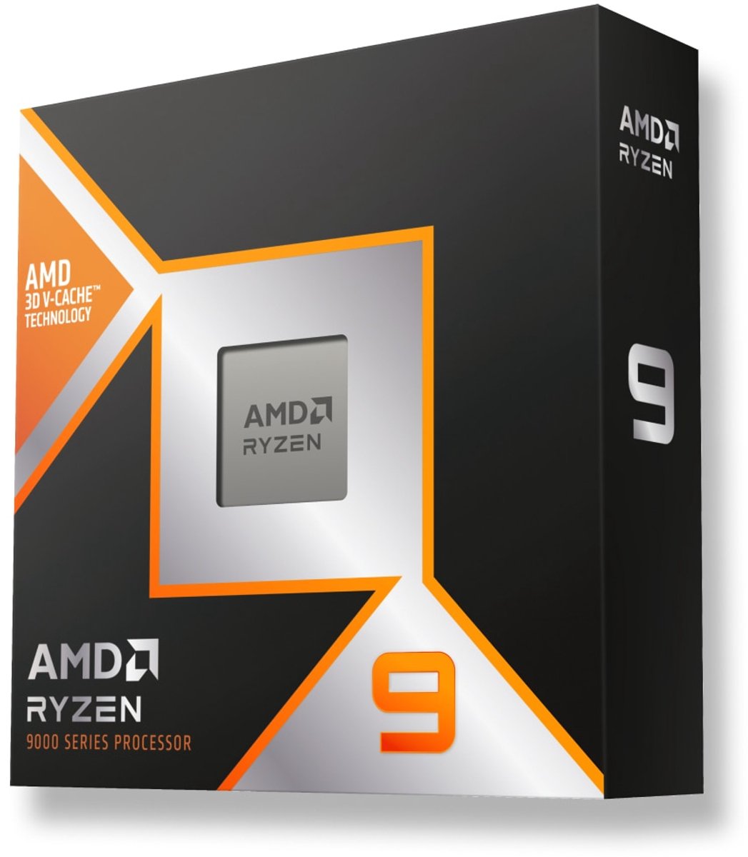 AMD Ryzen 9 9950X3D, 4,3 GHz (5,7 GHz Turbo Boost) processor