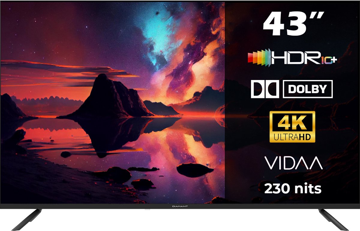 Horizon Diamant 43HL5530U/C Smart TV 43 Inch – 4K Ultra HD LED – 2024