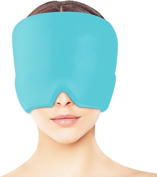 Masque / Bonnet Universel Anti-migraine Thérapie Froid Et Chaud Pour Adulte Gris