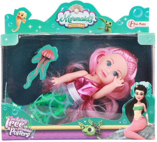 Mermaids Zeemeerminpop Dream Hair, 11cm — afbeelding 2