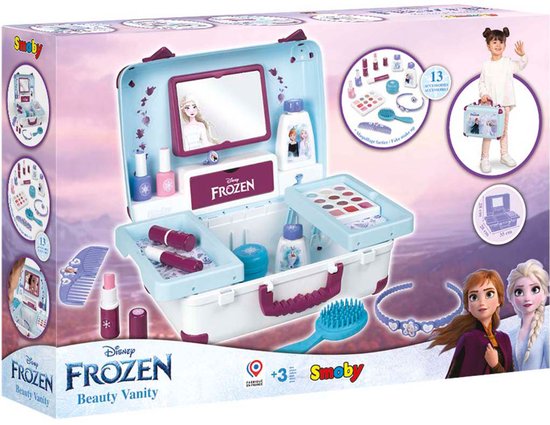 SMOBY Land of Ice Suitcase Beauty Salon de Beauty Frozen bol