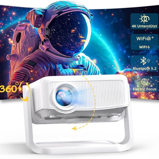 Mini beamer - Projector - Beamerscherm - Projectiescherm - Outdoor & Indoor Projector -