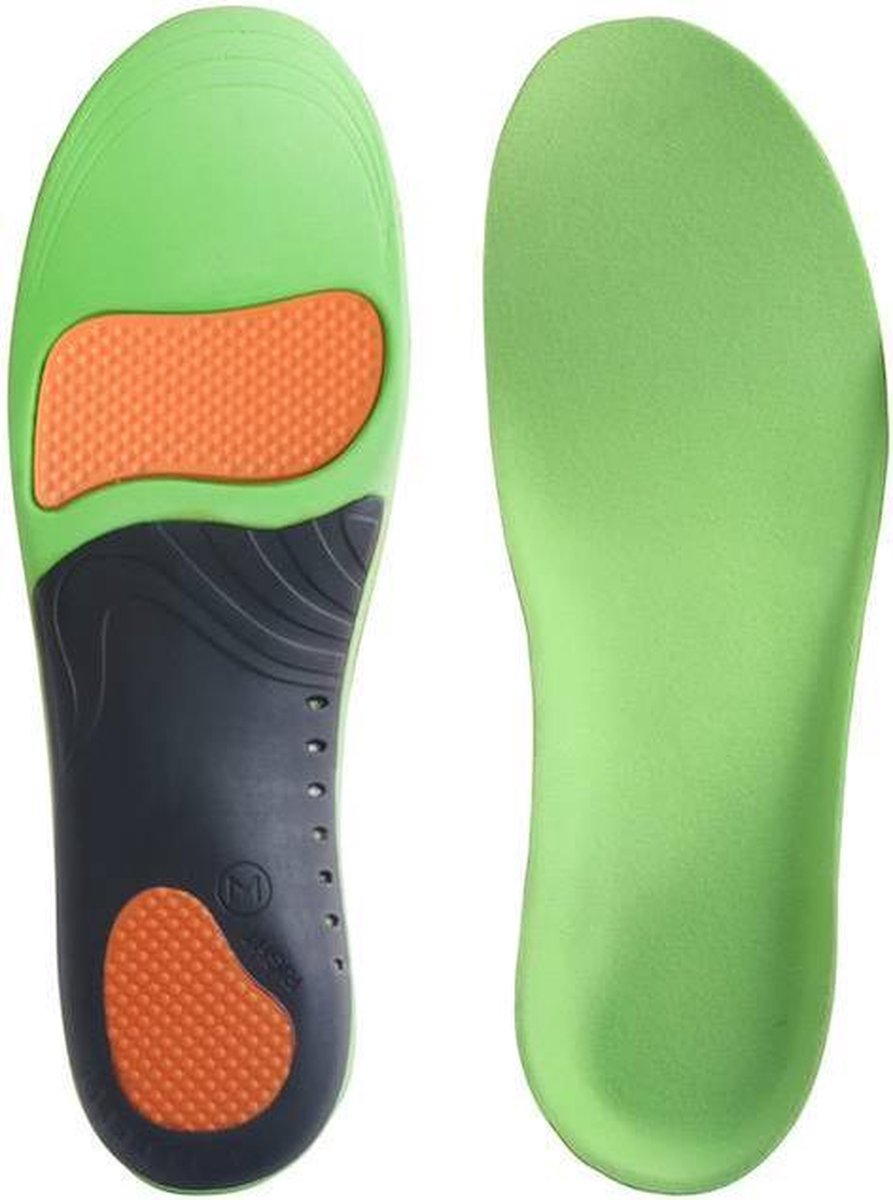 DACAT Orthopedische inlegzolen, hielspoor, inlegzolen voor plantaire fasciitis, platvoet, werkschoenen, sport voor heren en dames, EU (38-39), blauw