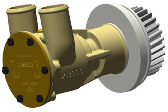 Pompe à eau de refroidissement Jabsco 080, montage sur bride, raccord 32 mm | 29630-1301A