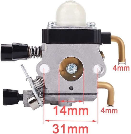 FS85 Carburateur - Luchtfilterdeksel voor Stihl FS75 FS80 FS 85 Km80 van Stihl — afbeelding 4