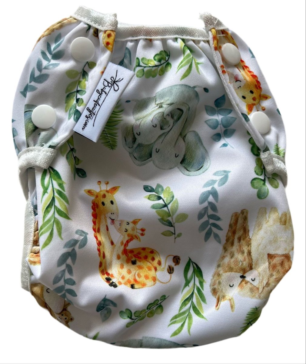 Wasbare zwemluiers baby - Jungle design 1 - 3-15kg