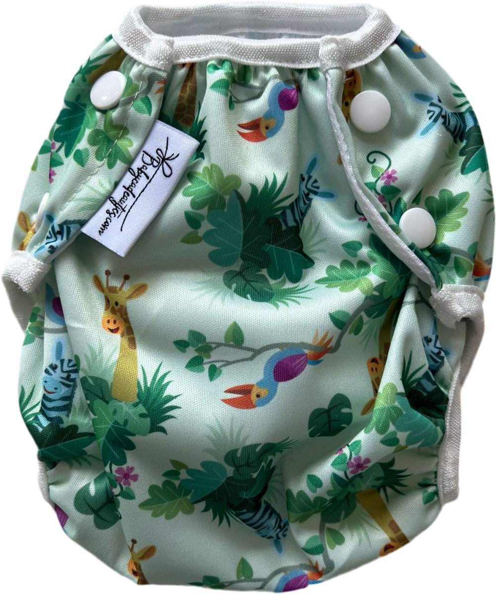 Wasbare zwemluiers baby - Jungle design 2 - 3-15kg