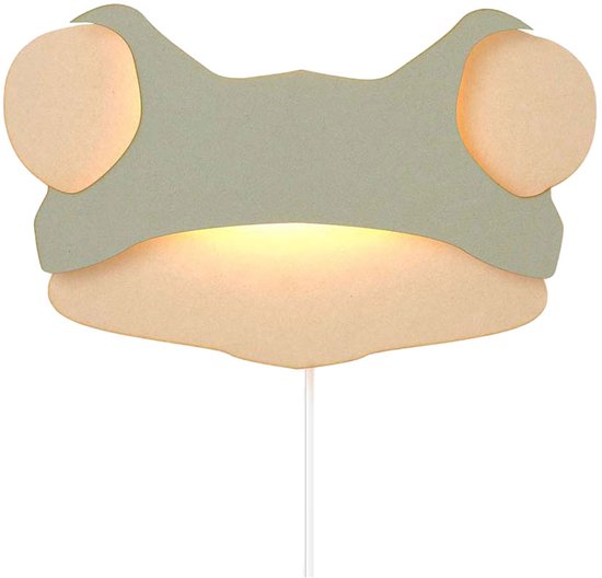 Van Tjalle en Jasper - Kikker Wandlamp - Hout