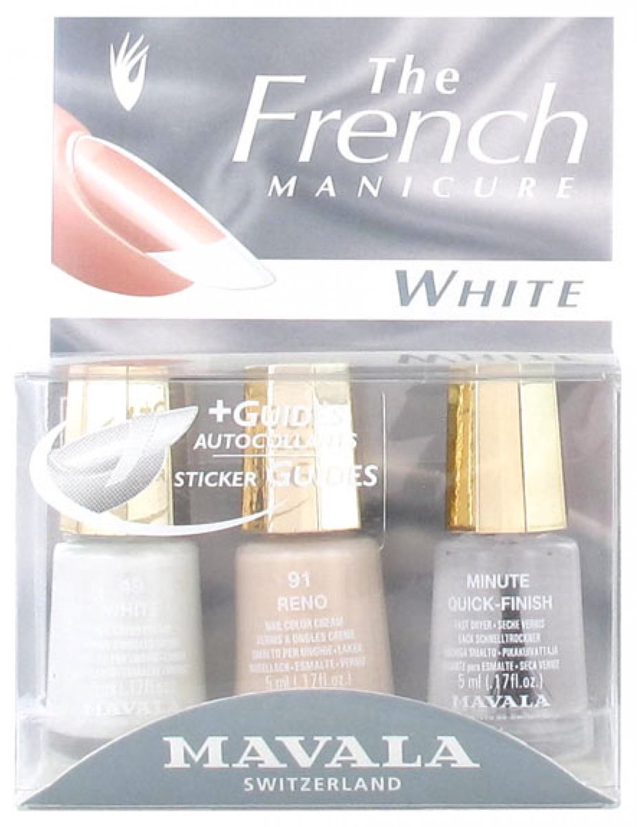 Mavala - The French Manicure - White - 4-delig