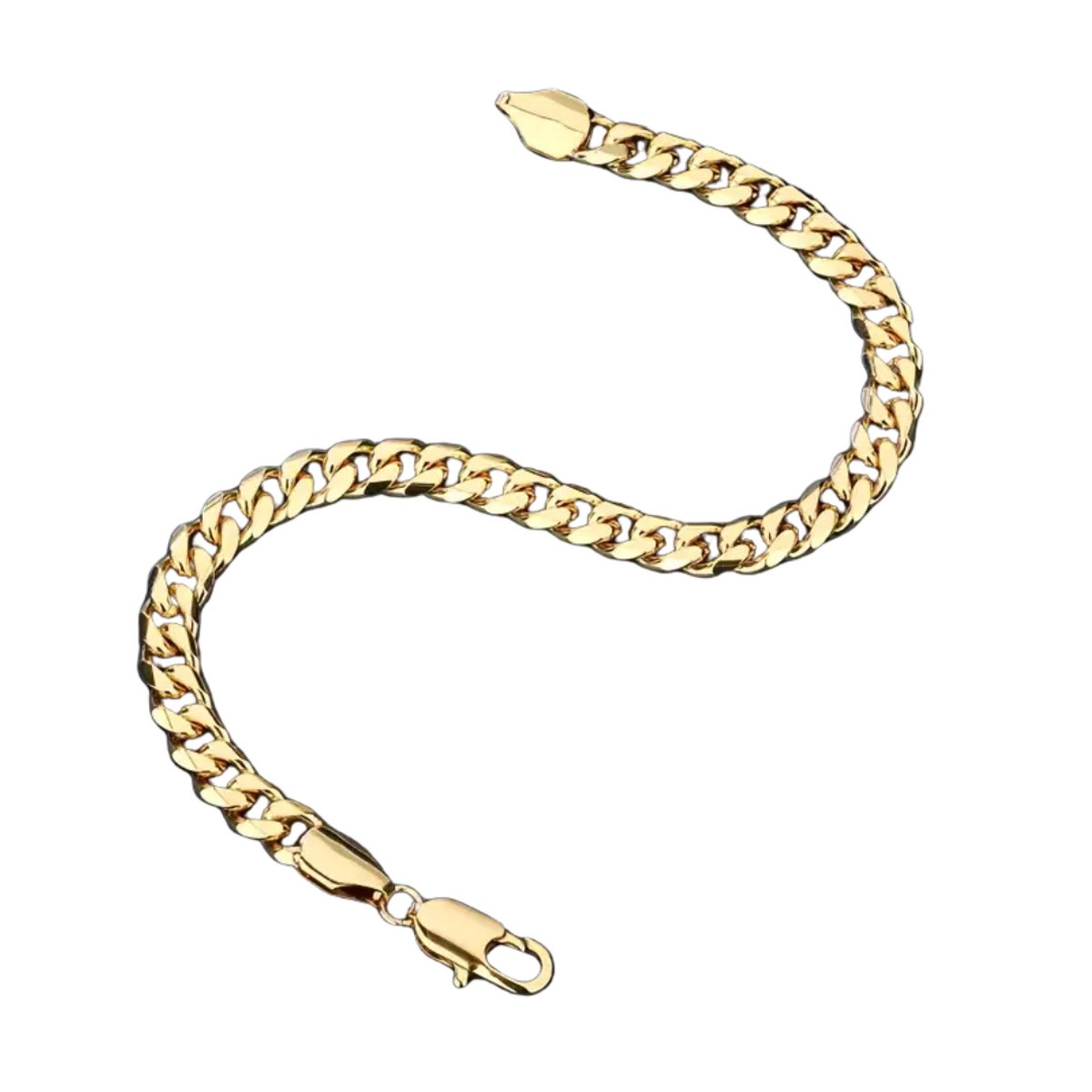 Bovista Armband - Staal - Nep Zilver - Heren - Nep Goud