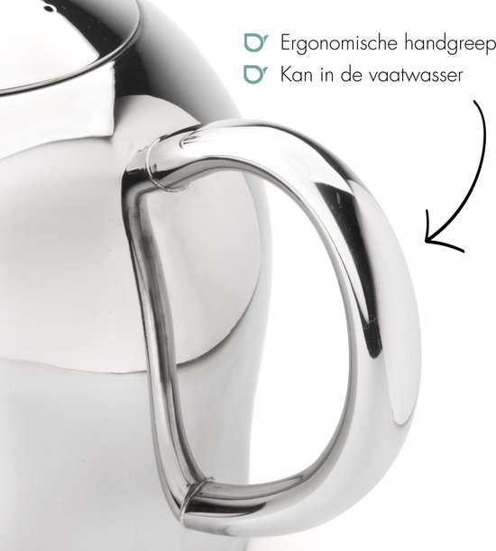 Bredemeijer Minuet Santhee theepot 1,4 liter rvs glans | Oldenhof