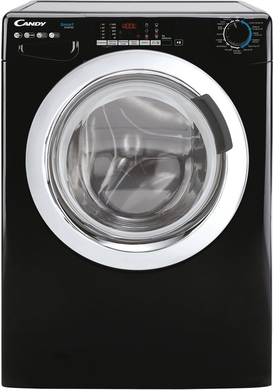 Candy Smart Inverter CSS1410TWMCBE/FR wasmachine Voorlader 10 kg 1400 RPM Zwart