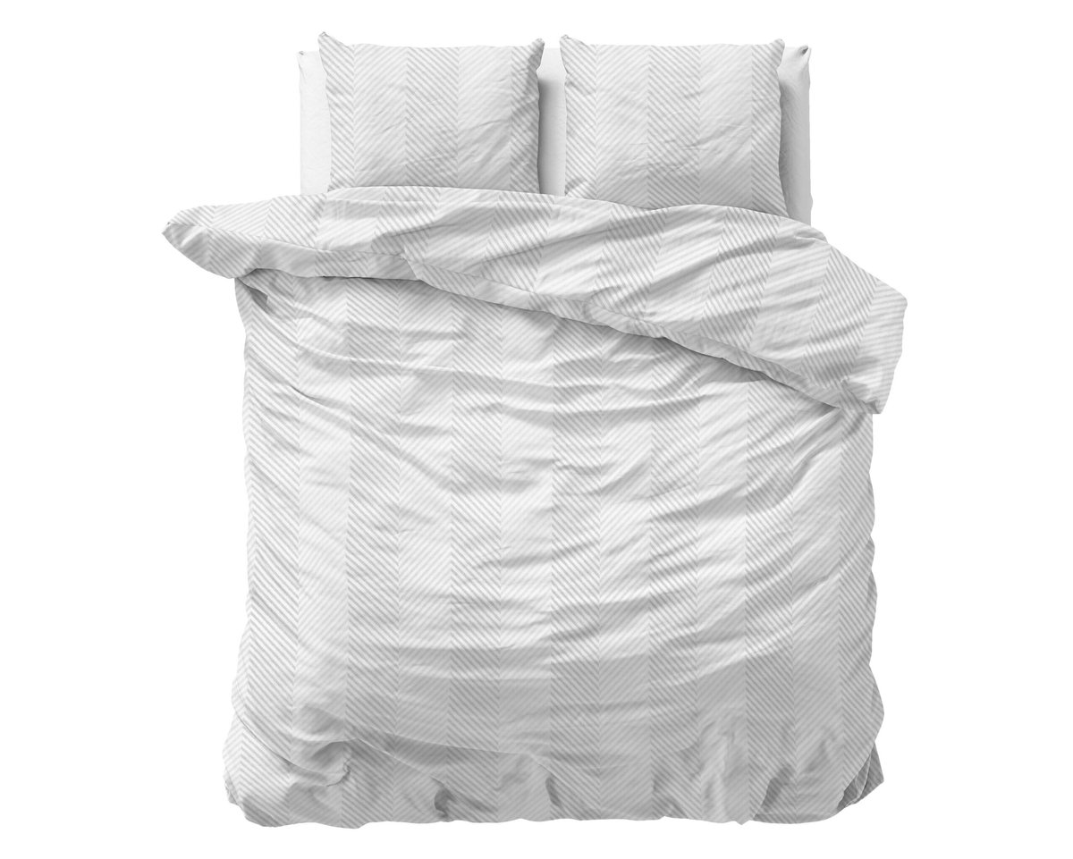Sleeptime dekbedovertrek Loana Wit 200 x 220 cm
